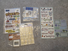 Small bundle of Mixed Embellishments - Scrapbooking /Card Making