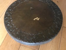 Large Vintage Brass Dinner