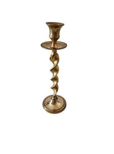 VINTAGE Brass Barley twist