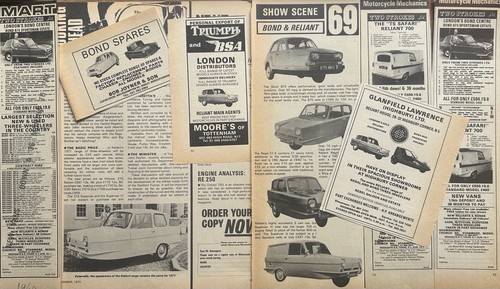 Reliant wheeler original - reliant, 3-wheeler