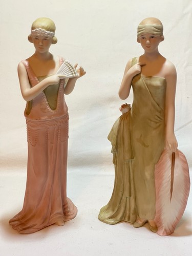 Pair elegant art deco - of,