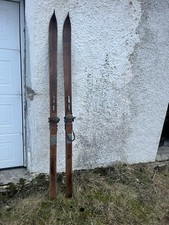 Vintage Wooden Skis / Wooden