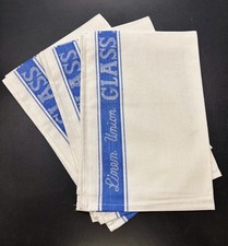 Linen Union Tea Towels Kitchen Glass Cloth Catering 3 Pack 55% Linen 45% Cotton