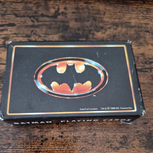 Batman playing cards 1989 - batman,