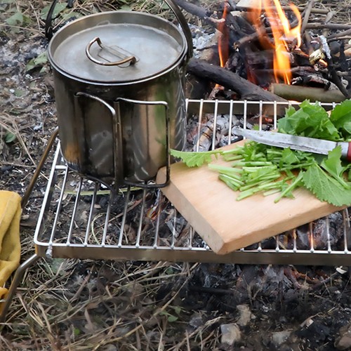 Outdoor grilling baking rack - outdoor,