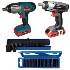Cordless Li-on Battery Impact Gun 18 or 24V & Deep or Shallow Impact Sockets