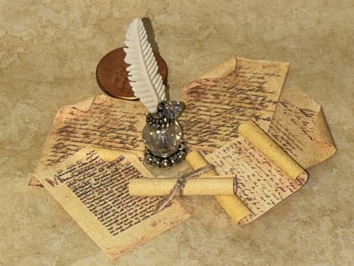 Tiny mini quill - quill, well