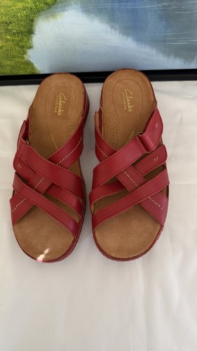 Clarks women red leather - clarks,