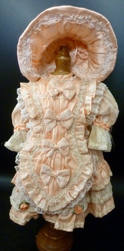 Dress and bonnet - for, antique
