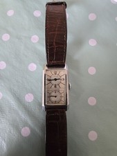 Ultra Rare Thomas Russell & Son Duo-Dial Doctor's Manual Wind Watch Circa 1930s