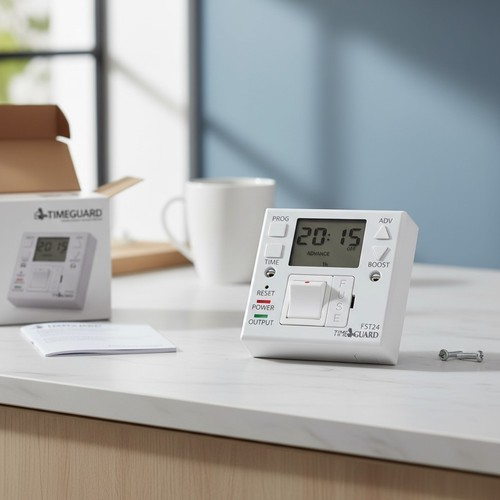 Hour fused spur time switch - 24-hour,
