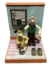 Vintage Collectable Wesco 1989 Wallace  Gromit Talking Radio Alarm Clock Working