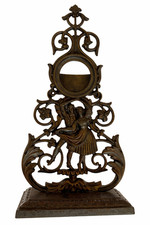Antique rare cast iron pocket