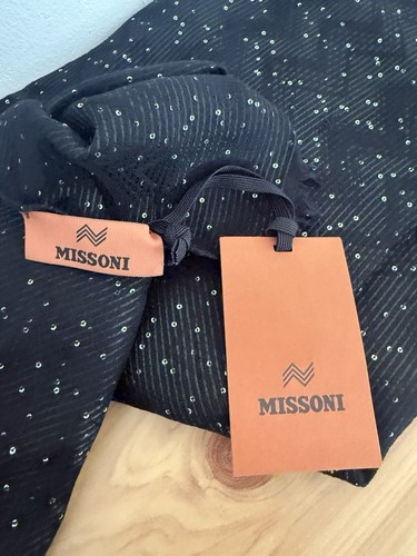Missoni black sequin - scarf, new