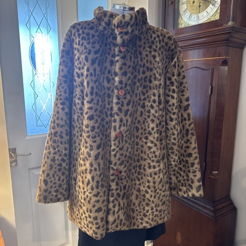 Vintage faux fur coat - faux,