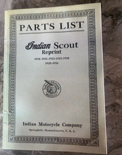 Indian scout parts list - scout,
