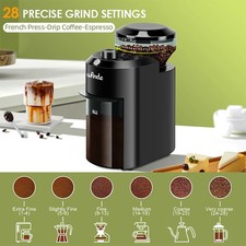 Electric burr coffee - electric,