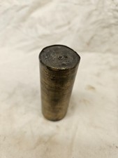 Vienna German antique wall clock brass cased weight spares 1.2 Kg for restore