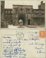 Winchester West Gate 47214 GB 1945 Cancel Photochrom