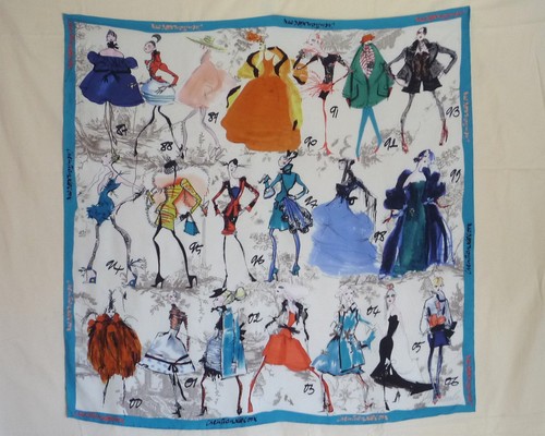 Vtg christian lacroix silk - christian,