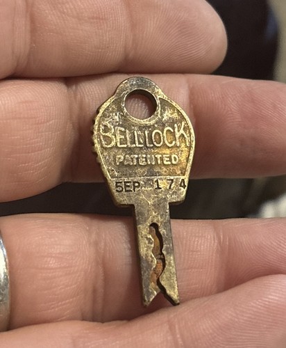 Bell lock key antique slot - lock,