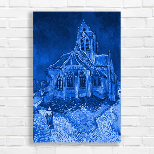 Starry night church - starry,