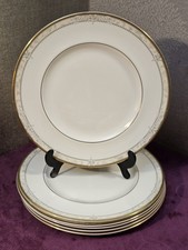 6x Royal Doulton 'Naples Gold' 27 cm (10½") Dinner Plates - Excellent, Unused