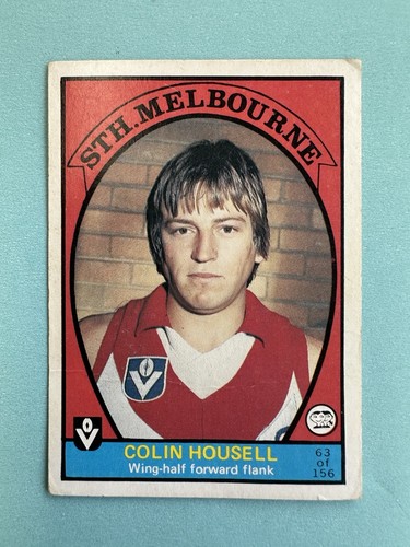 1978 scanlens vfl card - scanlens,