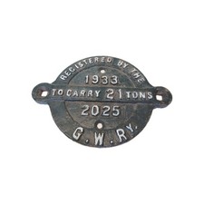 Railwayana GWR 1933 Wagon /