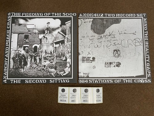Crass poster sleeves feeding - poster,