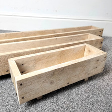 Wooden Planter Herb Plant