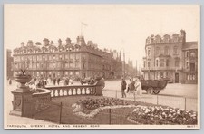Gt Yarmouth Postcard - Queen's Hotel & Regent Road Street - Photochrom 54071