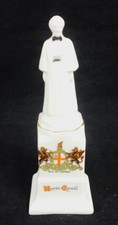 Vintage Arcadian Crested China City of London Nurse Cavell WW1 Memorial Statue