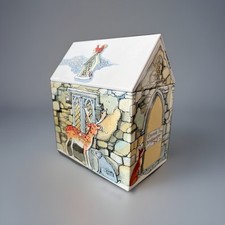 Emma Bridgewater-Winter Snow House/Church Shaped Storage Tin Christmas Festive