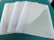 Rexel ? A4 Thermal Binding Covers - 30 Clear/White, Loose, Spines 7mm/5mm/1.5mm