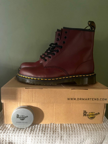 Martens 1460 cherry - dr., red