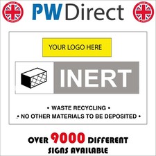 Sign inert recycling waste - sign,