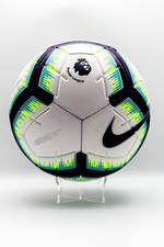 acrylic football display stand - autographed signed ball holder - plinth riser 