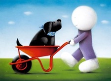 DOUG HYDE  "DAISY TRAIL"   LTD EDT GICLEE PRINT MOUNTED 