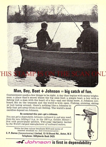 Johnson outboard motors range - motors,