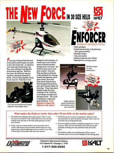 Kalt enforcer heli - kalt, vintage