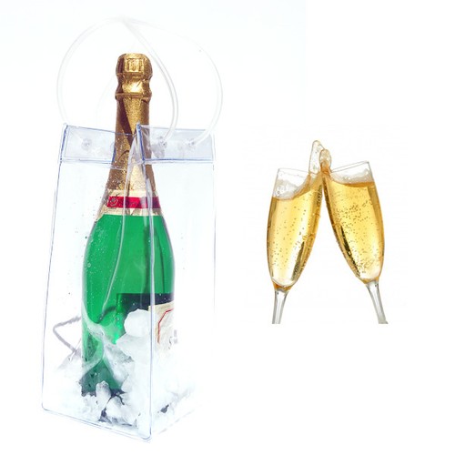 Ice bag wine cooler - ice,