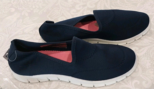 Damart navy slip - damart, slip-on