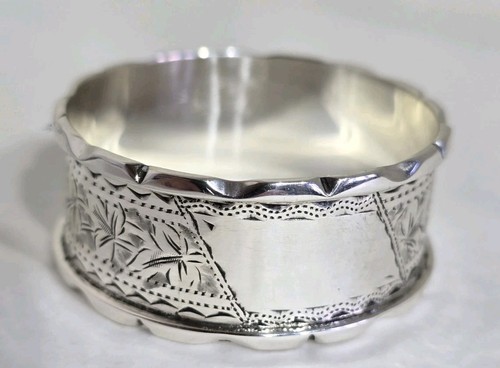 Antique sterling silver napkin