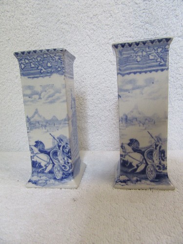 Pair antique arcadian - ,