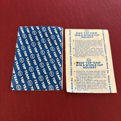 1973 esso football unopened - football,