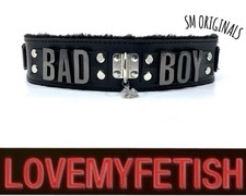 Mens Bondage Collar Restraint