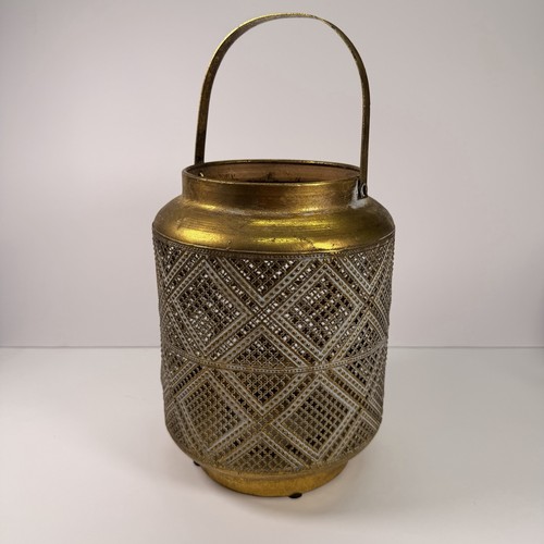 Moroccan candle lantern aged - moroccan,
