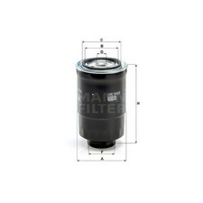 MANN WK940/6X Fuel Filter Fits