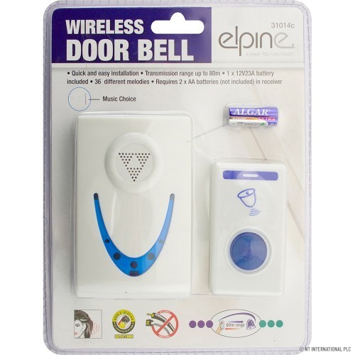 Wireless door bell kit - kit, 80m